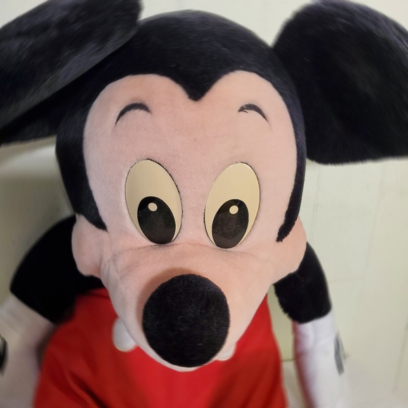 Huge Vintage Disney Classic Mickey Mouse Plush Toy Stuffed Animal 32" - Picture 2 of 7